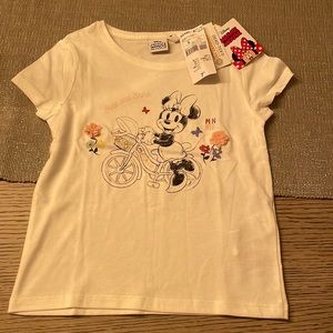 NWT Kiabi Disney Minnie Mouse girls shirt. Size 6 years. Purchase in Europe